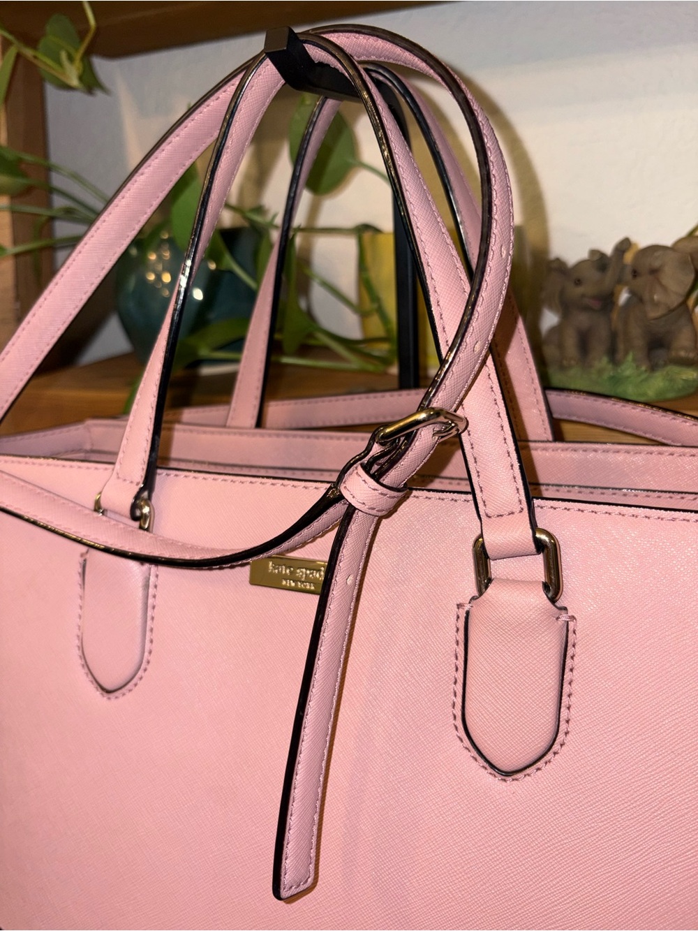 ✨ Kate Spade New York Saffiano Leather Satchel | Blush Pink | NWOT - Picture 4 of 11